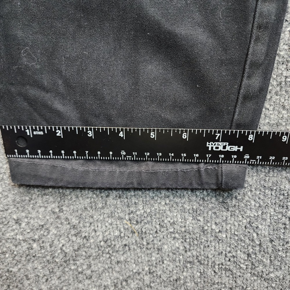 L.L.Bean Vintage Women's High Waist 90s Mom Tapered Black Chino Pants 10 Tall - Picture 6 of 8